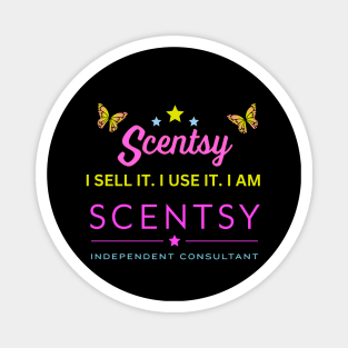 i sell it. i use it. i am scentsy independent consultant Magnet